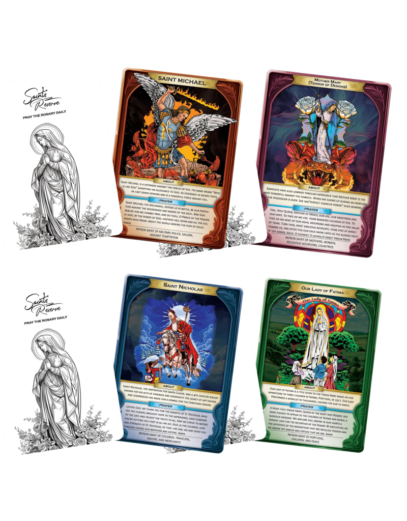 Saints Reserve Holographic Saint Cards