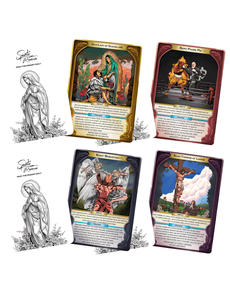 Saints Reserve Holographic Saint Cards