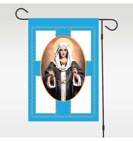 October – Our Lady of the Rosary Garden Flag