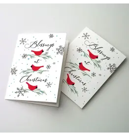 The Printery House Blessings at Christmas - Cardinal - box of 18 cards