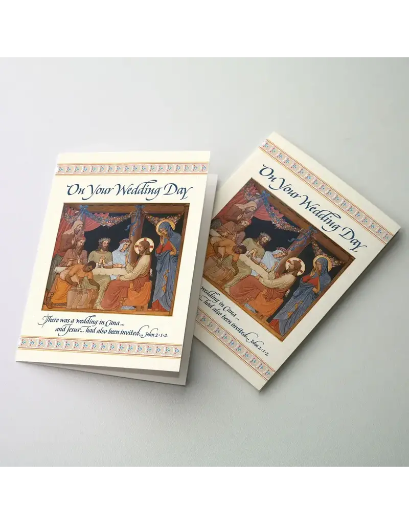 Altar + Home On Your Wedding Day - Wedding Congratulations Card