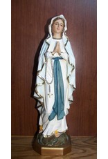 Fiat Imports 12" Our Lady of Lourdes Statue