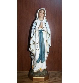 Fiat Imports 12" Our Lady of Lourdes Statue