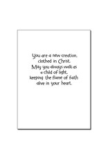 Altar + Home For You Grandson On The Day of Your Baptism Greeting Card