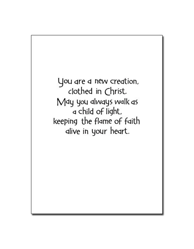 Altar + Home For You Grandson On The Day of Your Baptism Greeting Card