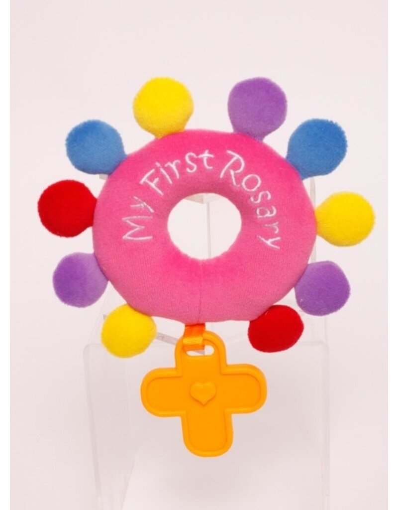 Sacred Heart Toys My First Rosary Plush - Pink