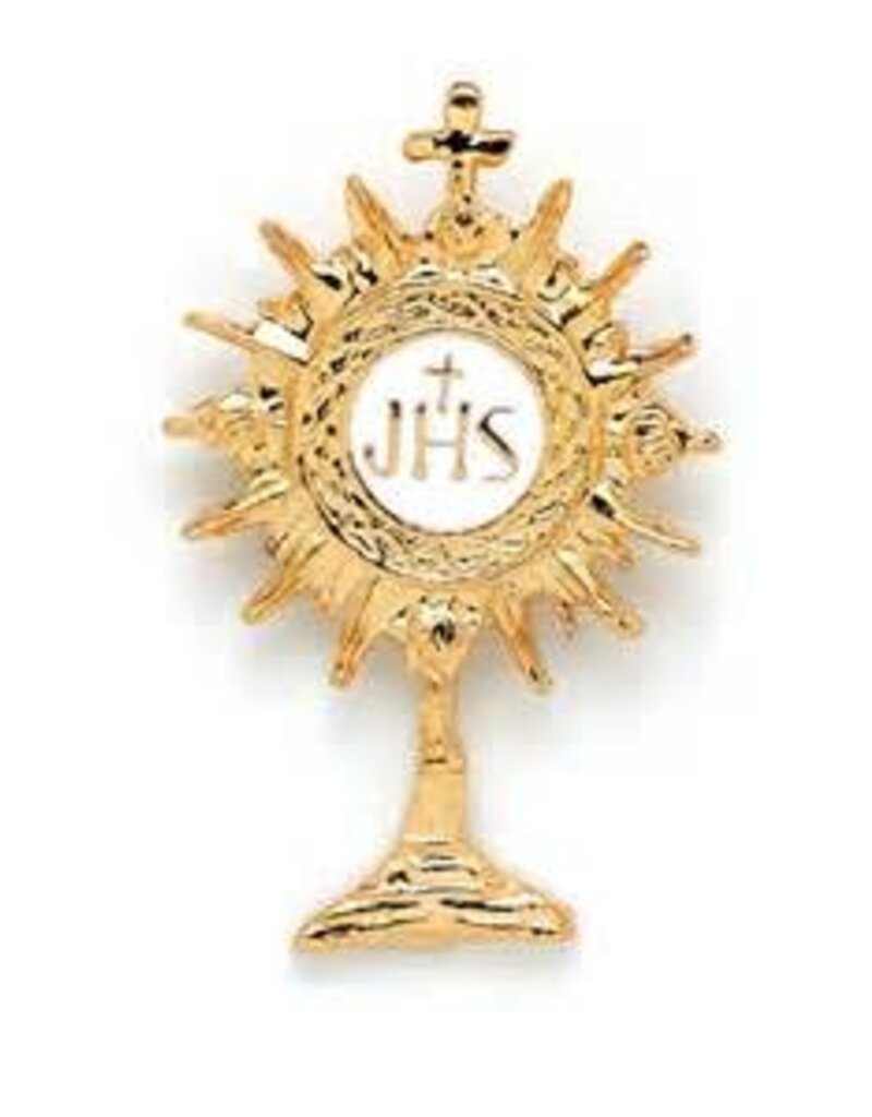 Wallace Brothers Manufacturing Large Monstrance Lapel Pin