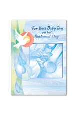 Altar + Home For Your Baby Boy On His Baptismal Day Greeting Card
