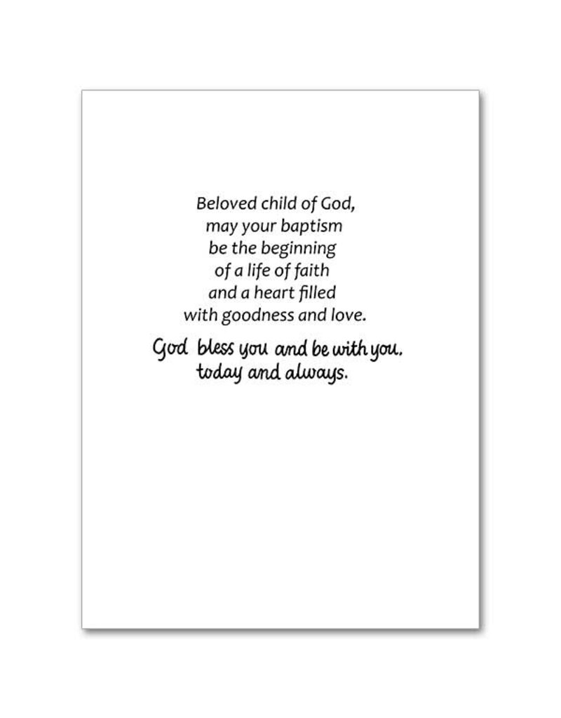 Altar + Home For Your Baby Boy On His Baptismal Day Greeting Card
