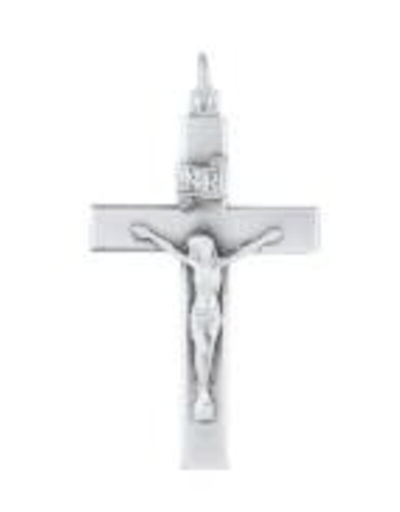 Wallace Brothers Manufacturing Sterling Silver Crucifix