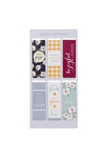 Christian Art Gifts (Set Of 6) Magnetic Pagemarker Set - Daisies