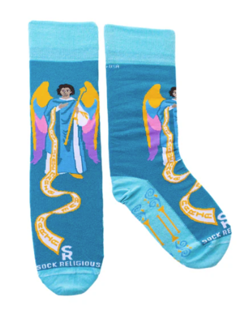 Sock Religious St. Gabriel Adult Socks