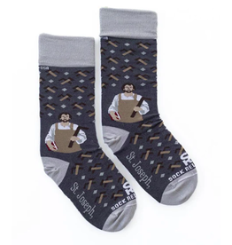 Sock Religious St. Joseph the Worker Adult Socks