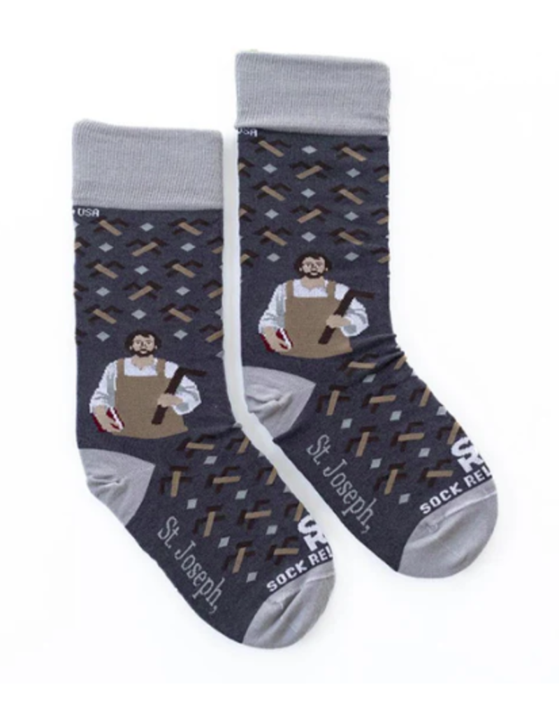Sock Religious St. Joseph the Worker Adult Socks