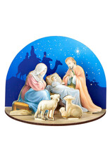 Christian Brands Holy Family Nativity 3D Desk Stand