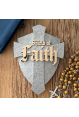Be Still Prayer Space 3D Printed Shield of Faith - Small