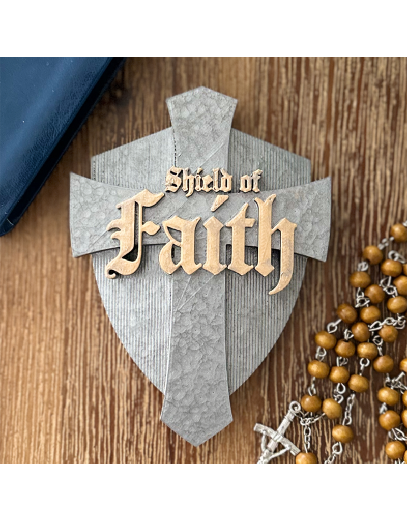 Be Still Prayer Space 3D Printed Shield of Faith - Small