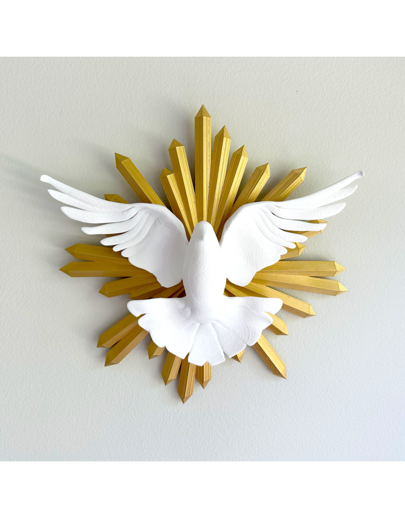 Be Still Prayer Space 3D Printed Wall Holy Spirit - Large