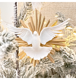 Be Still Prayer Space 3D Printed Holy Spirit Dove Ornament - Large