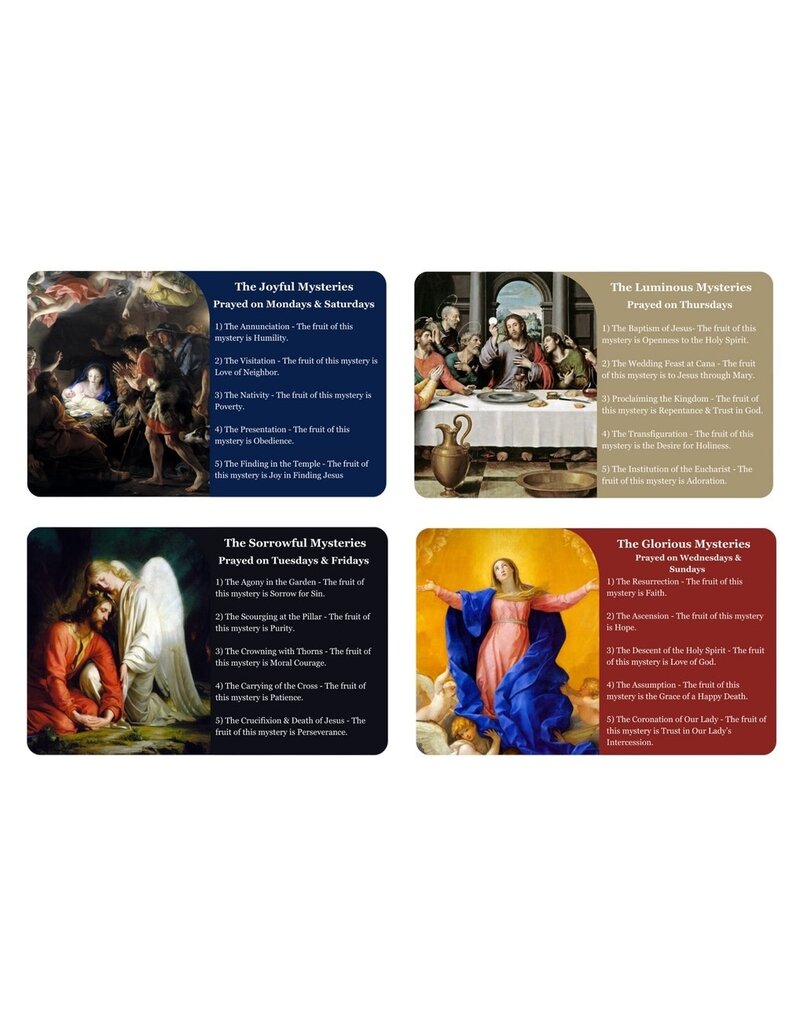 Catholic ID Rosary Card