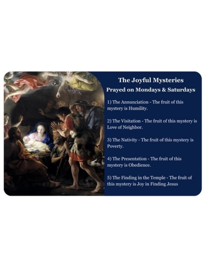 Catholic ID Rosary Card