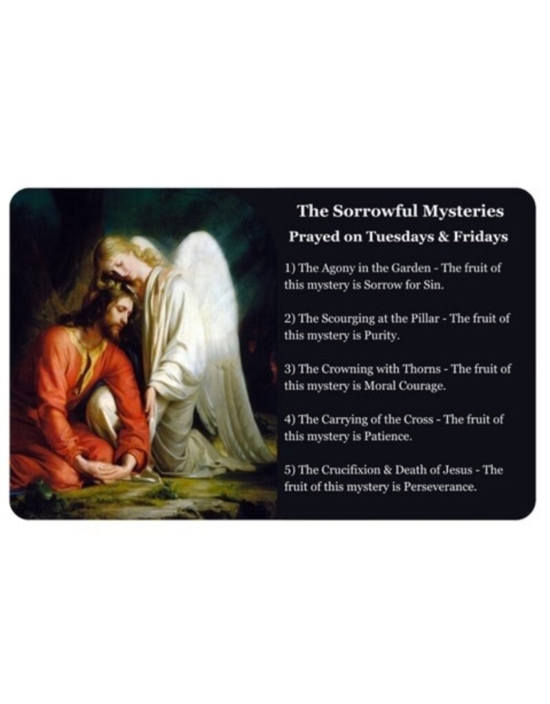 Catholic ID Rosary Card