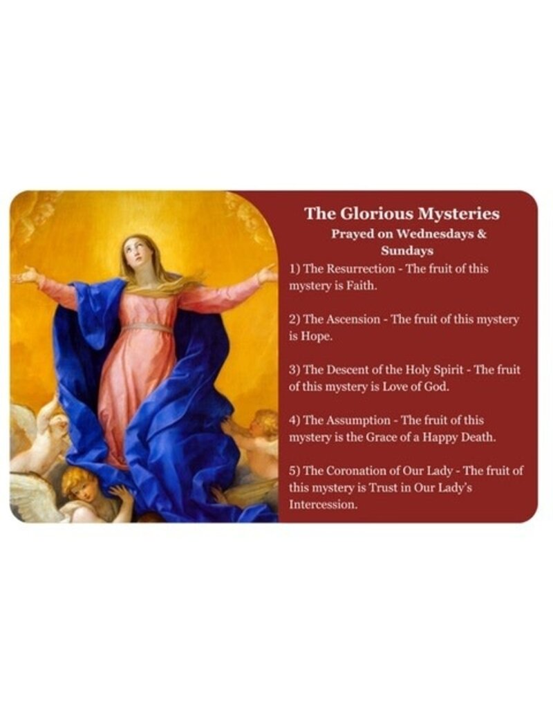 Catholic ID Rosary Card