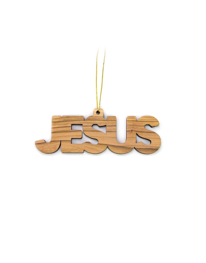 Logos Trading Post Holy Land Olive Wood Ornament