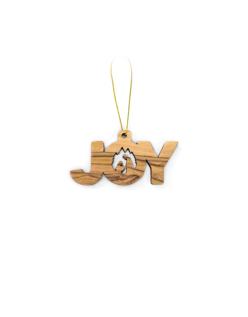 Logos Trading Post Holy Land Olive Wood Ornament