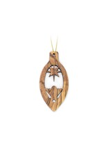 Logos Trading Post Holy Land Olive Wood Ornament
