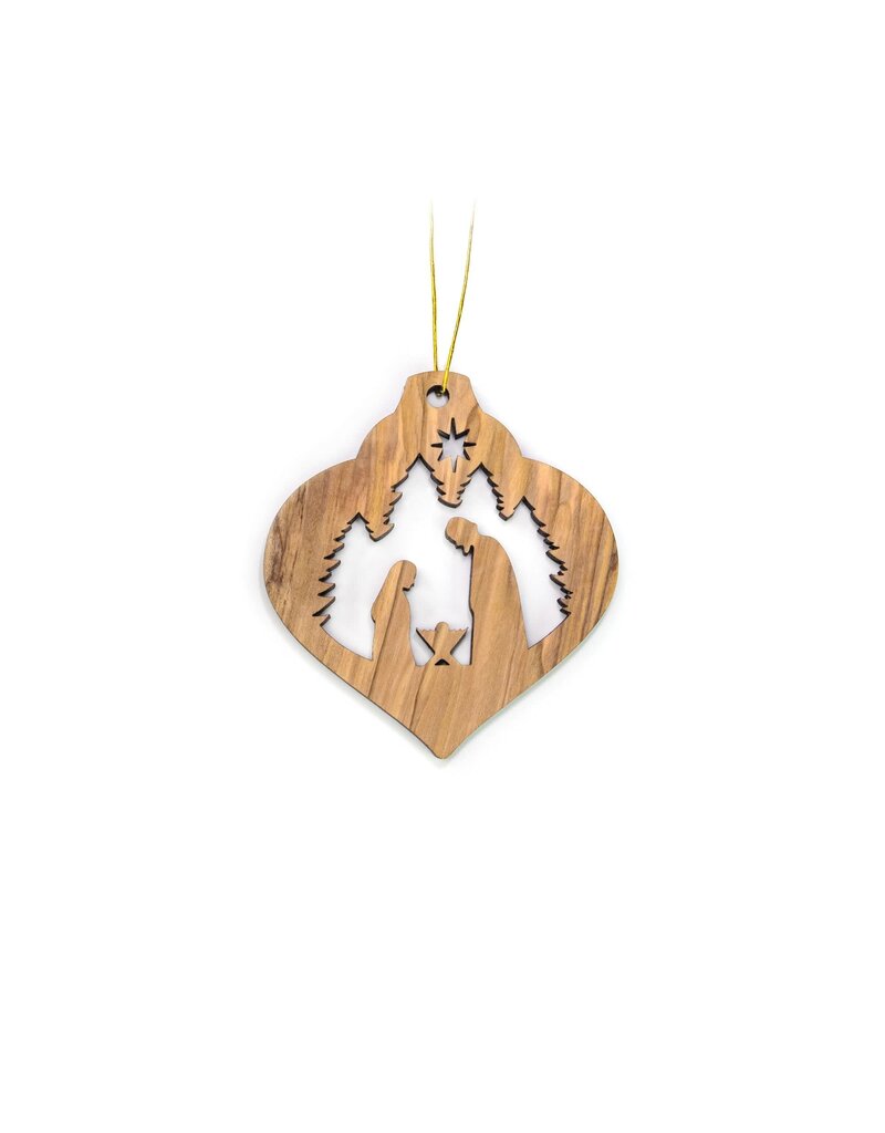 Logos Trading Post Holy Land Olive Wood Ornament