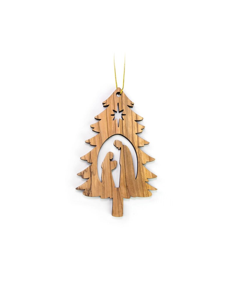 Logos Trading Post Holy Land Olive Wood Ornament