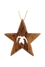 Logos Trading Post Holy Land Olive Wood Ornament