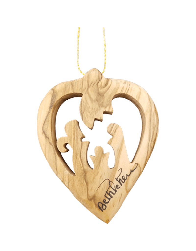 Logos Trading Post Holy Land Olive Wood Ornament