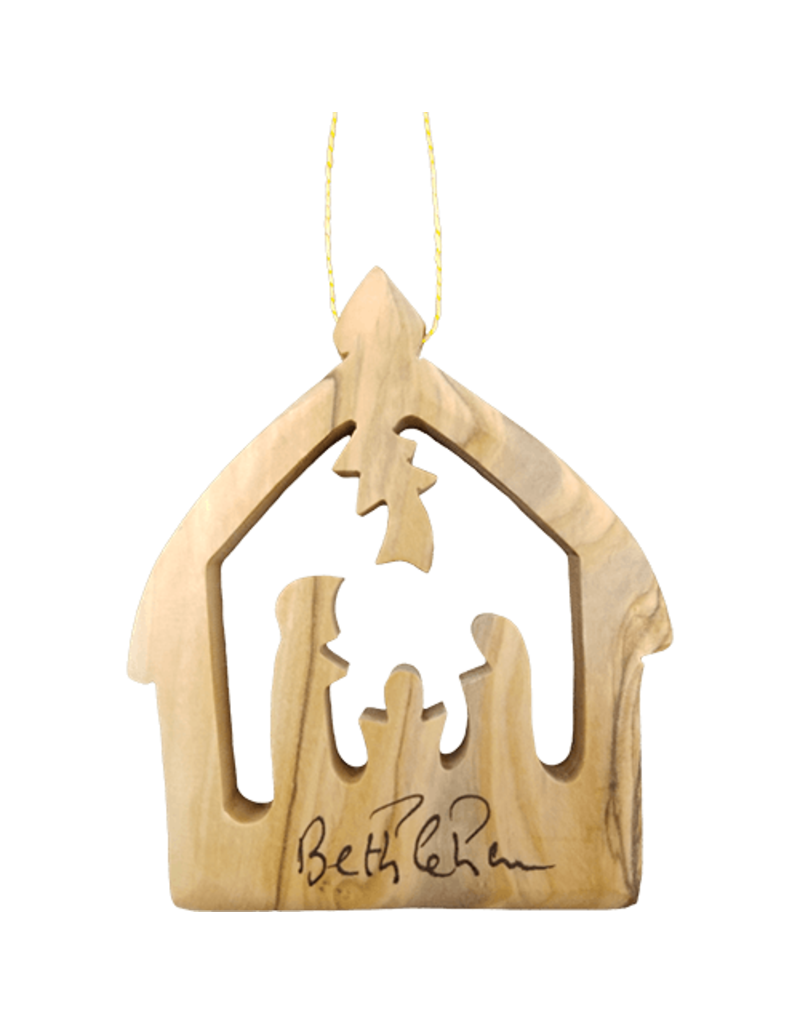 Logos Trading Post Holy Land Olive Wood Ornament