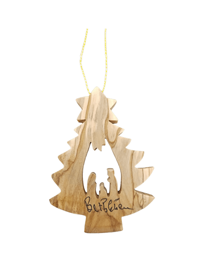 Logos Trading Post Holy Land Olive Wood Ornament