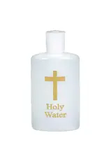 Lumen Mundi 4oz. Gold Cross Holy Water Bottle