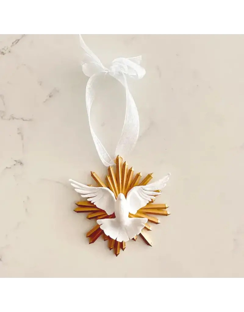 Be Still Prayer Space 3D Printed Holy Spirit Dove Ornament - Small