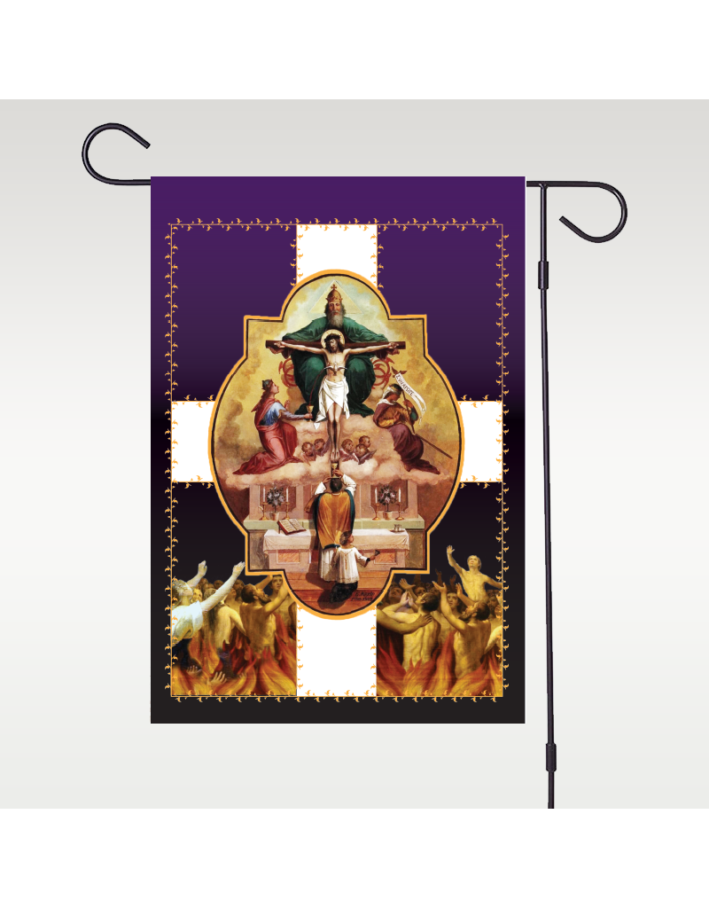 November – Holy Souls in Purgatory Garden Flag