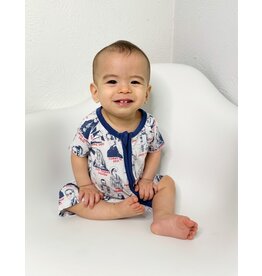 Caelesti Co. American Saints Shortie Zip | 6-12M