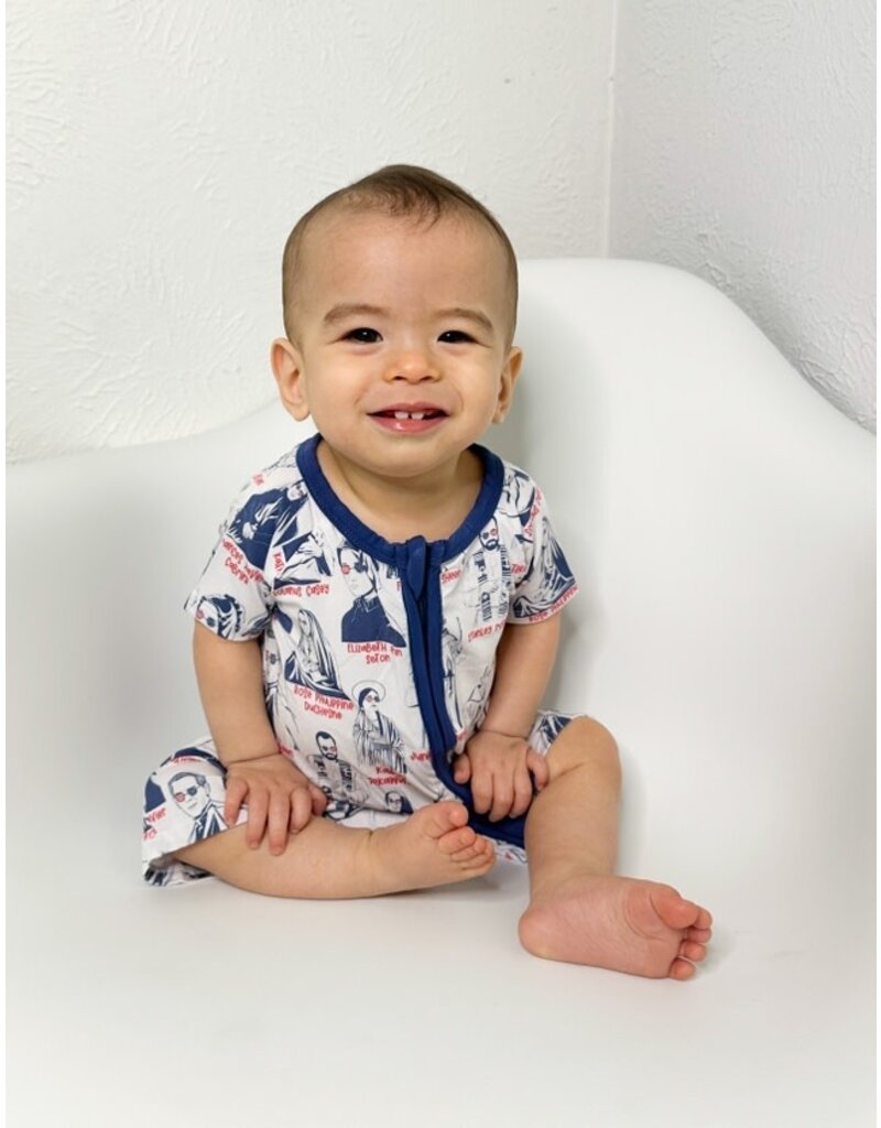 Caelesti Co. American Saints Shortie Zip | 6-12M