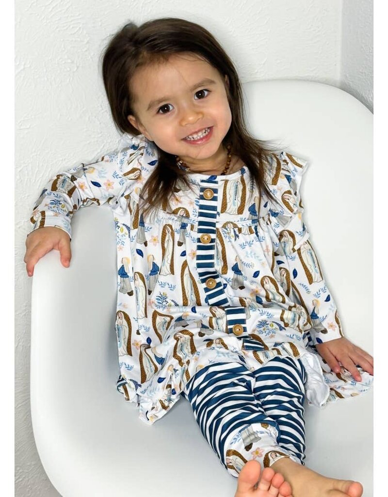 Caelesti Co. Our Lady of Lourdes Peplum Set | 6M