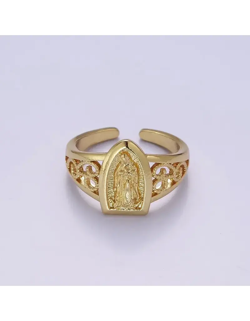 Aim Eternal Catholic Our Lady of Guadalupe Virgin Mary Religious Ring