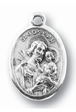 WJ Hirten St. Joseph Oxidized Medal