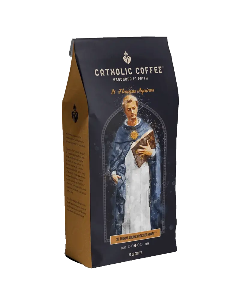 Catholic Coffee St. Thomas Aquinas Honey Blend | Catholic Coffee