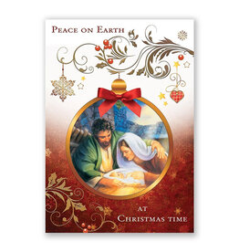 Christian Brands Peace on Earth Ornament Christmas Card