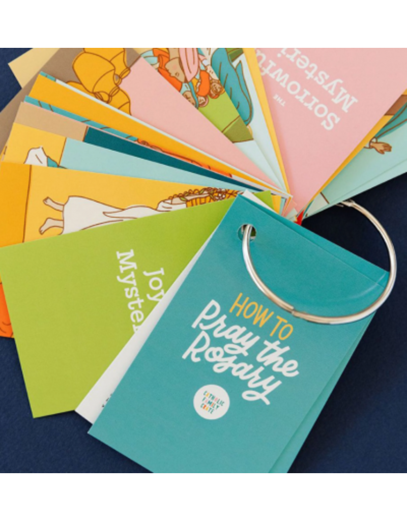 Catholic Family Crate Rosary Ring Cards