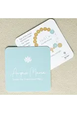 Be Still Prayer Space Light Blue Rosary Bracelet – Auspice Maria