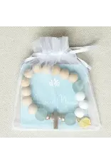 Be Still Prayer Space Light Blue Rosary Bracelet – Auspice Maria