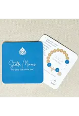 Be Still Prayer Space Blue Rosary Bracelet – Stella Maris